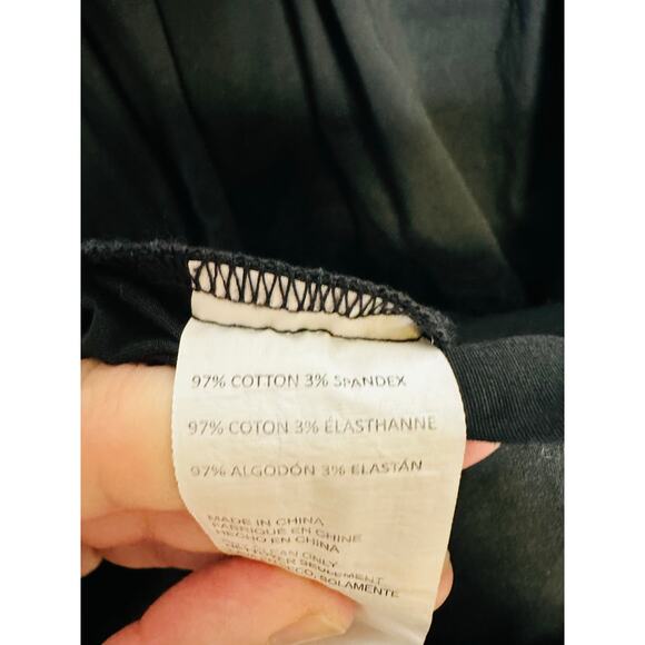 PETER SOM COLLECTIVE Black White Lace Detail A-Line Smocked Midi Dress Size S - Picture 13 of 15